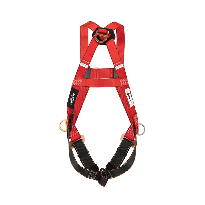kit de EPP para construcción - arnés de seguridad 3 argollas marca Macaya