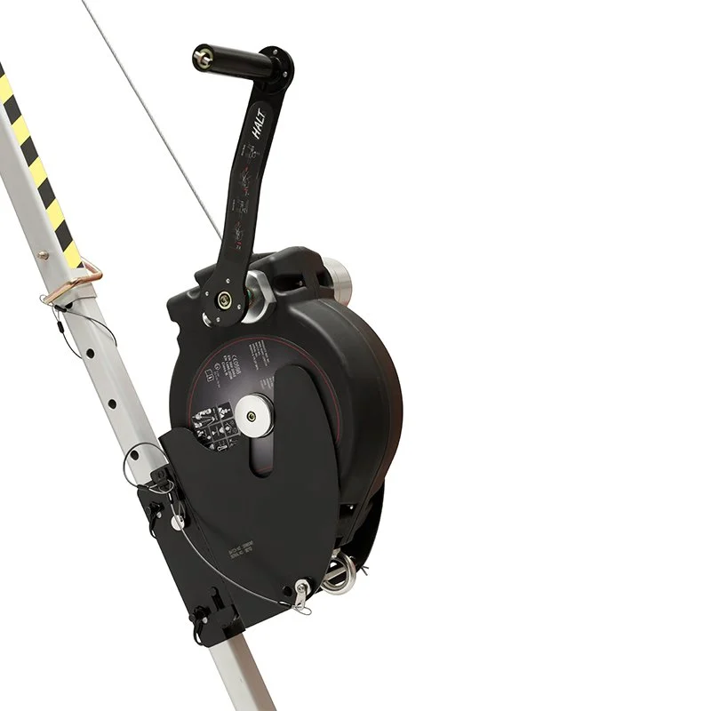 Kit Trípode Malacate cable 20 m + Retráctil Con Recuperador de 30 m - Imagen 2