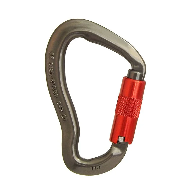 Mosquetón ISC Aluminio Carabinero 3 Tiempos 30 kN