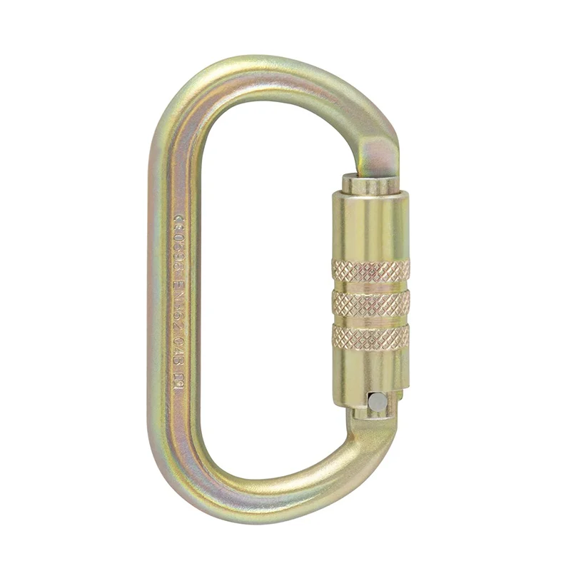 Mosquetón ISC Carabinero Acero 3 Tiempos 40 kN