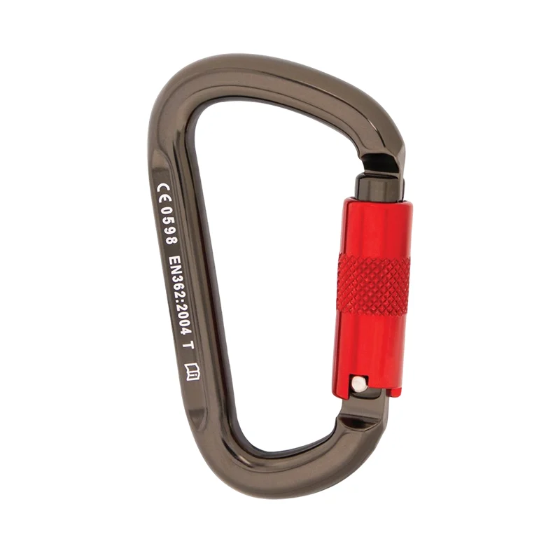 Mosquetón ISC Aluminio Carabinero Offset D 3 Tiempos KL216