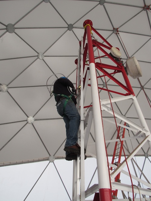 Rescate en Altura en el domo de macayasafety