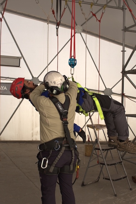Capacitación en terreno en Seguridad altura