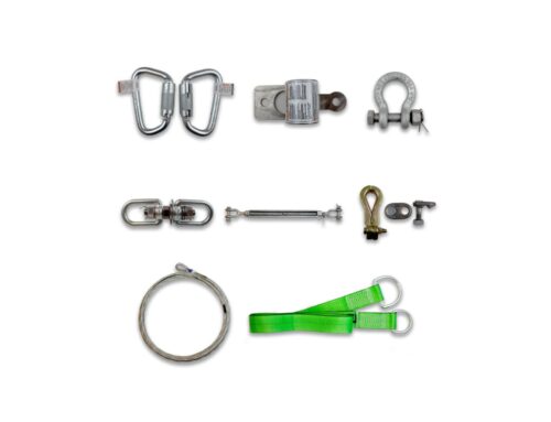 Sistema de Línea de Vida Temporal: Protección Portátil para Trabajos en Altura