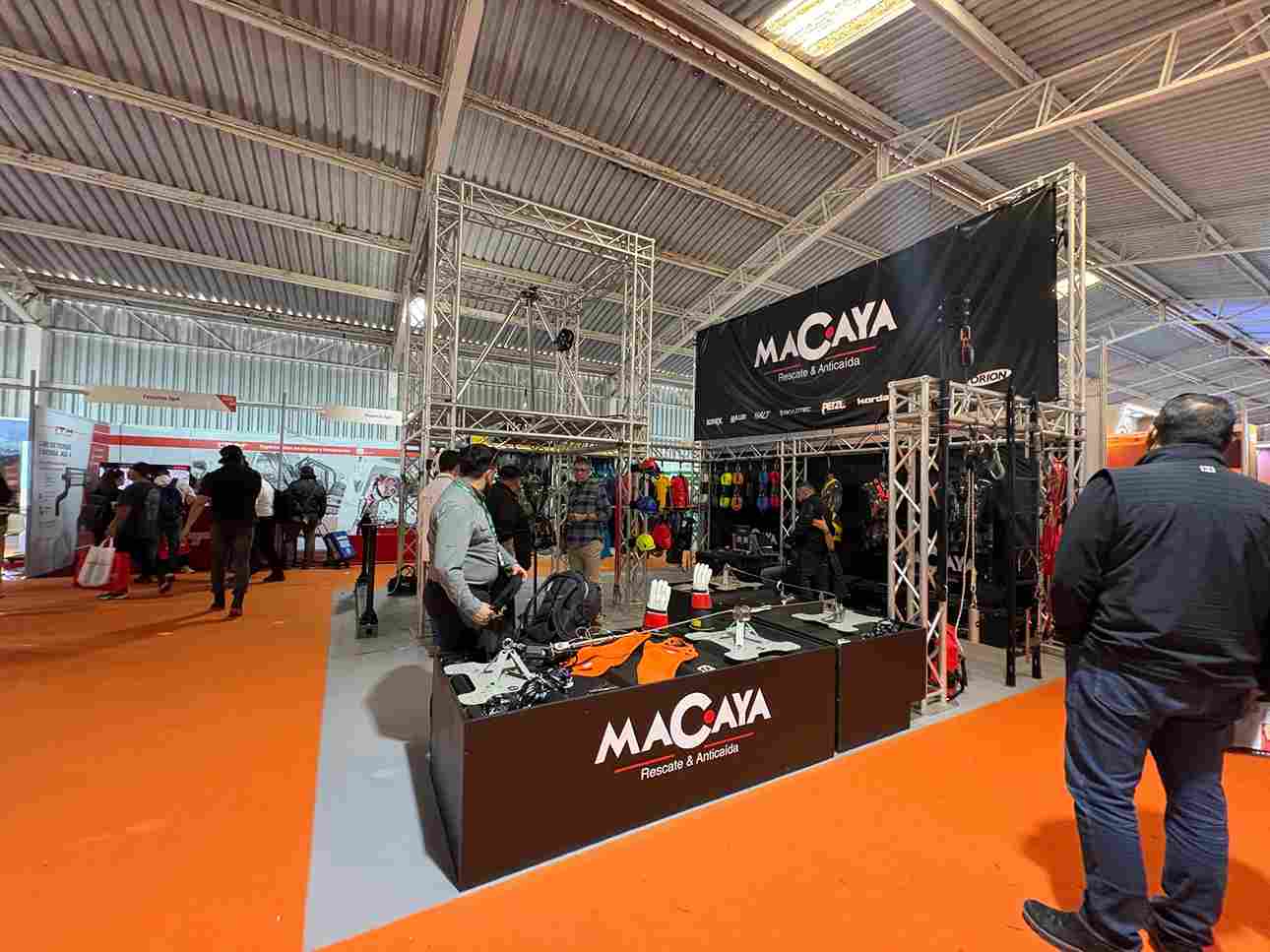 Macaya Safety en EXPONOR 2026, la feria minera más grande de Latinoamérica. Con toda nuestra línea de equipos certificados.